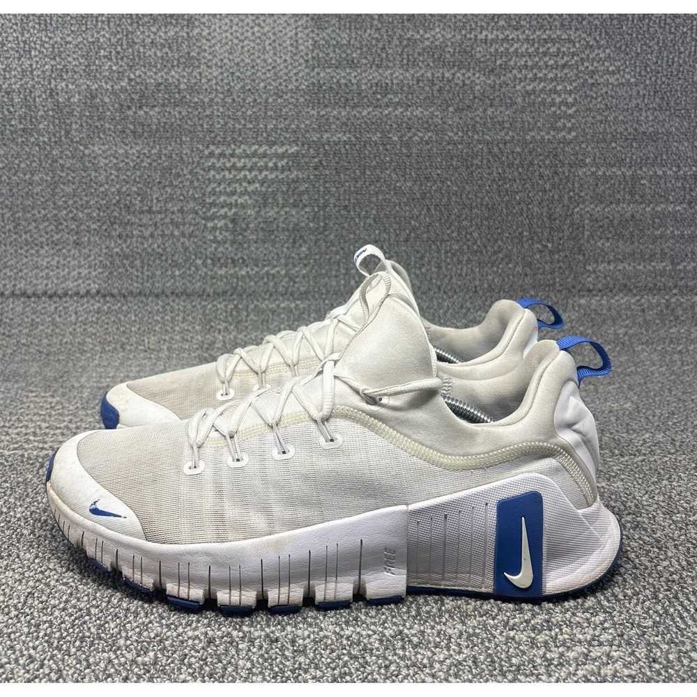 Nike Free Metcon 6 White Game Royal Blue Men's Workout Training Shoes Size 12